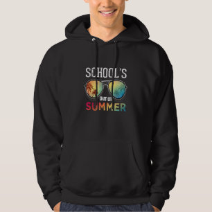 Veste À Capuche Les Écoles Pour L'Été Dernier Jour De L'École verr
