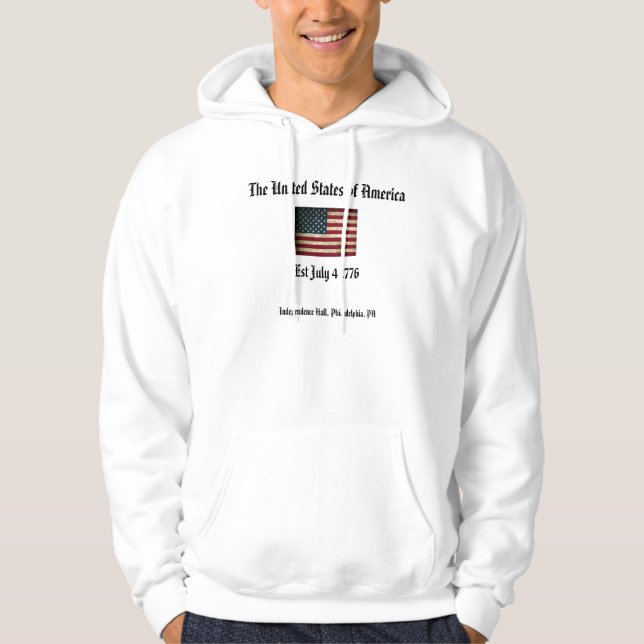Veste À Capuche Les Etats-Unis d'Amérique 1776 (Devant)