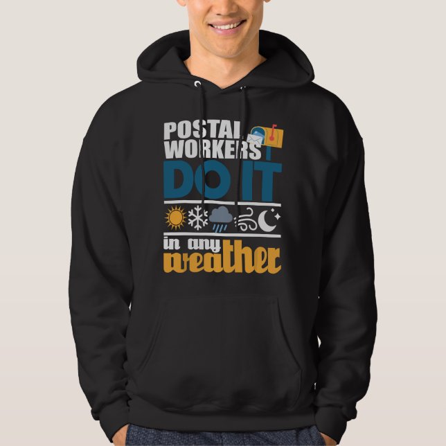 Veste À Capuche Les facteurs le font par tous les temps - Facteur  (Devant)