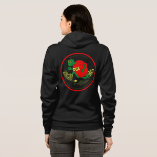 Veste À Capuche Les femmes de DSE ferment la fermeture éclair le