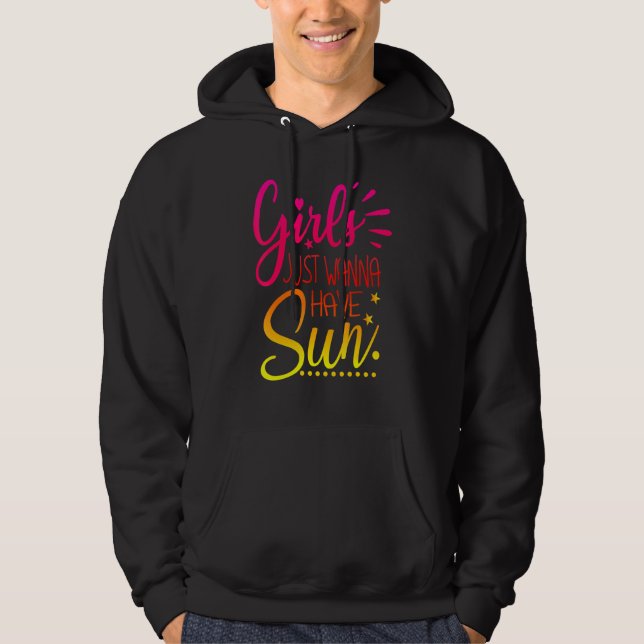 Veste À Capuche Les Filles Veulent À Sun Beach Vacances Essentials (Devant)