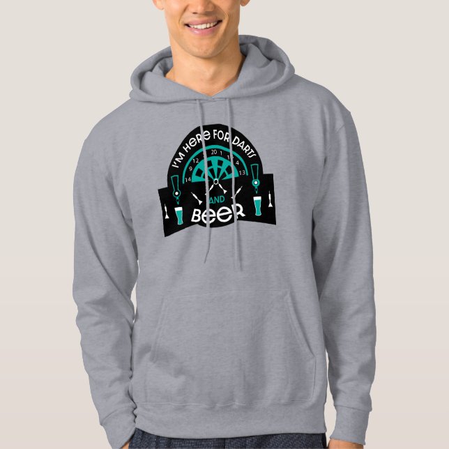 Veste À Capuche Les fléchettes de pub classiques (Devant)