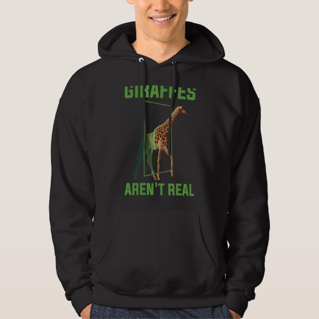 Veste À Capuche Les girafes sont réelles (Devant)