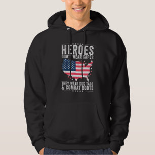 Veste À Capuche Les héros ne portent pas de capes ils portent des
