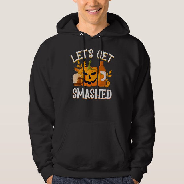 Veste À Capuche Les hommes d'Halloween se font écraser (Devant)