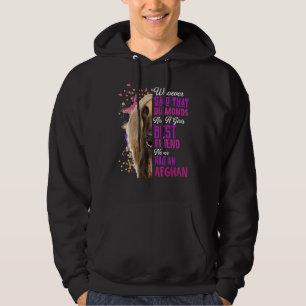Veste À Capuche Les Hounds Afghans Sont Une Fille Meilleur Ami Chi