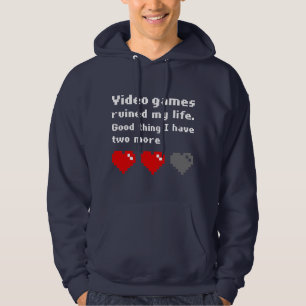 Veste À Capuche Les jeux vidéo ont ruiné ma vie