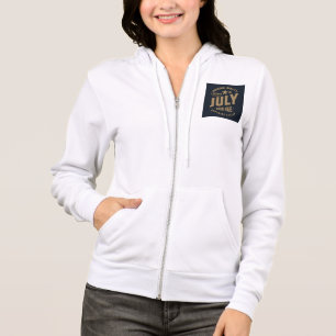 Veste À Capuche Les légendes naissent en juillet Qualité originale