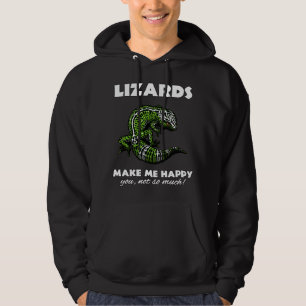 Veste À Capuche Les lézards me font le reptile mignon heureux de