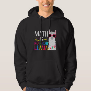 Veste À Capuche Les maths ne posent pas de problème Citation Profe