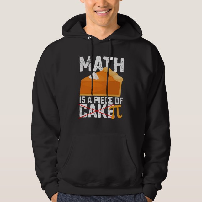 Veste À Capuche Les maths sont un jeu d'enfant jour de Pi drôle (Devant)