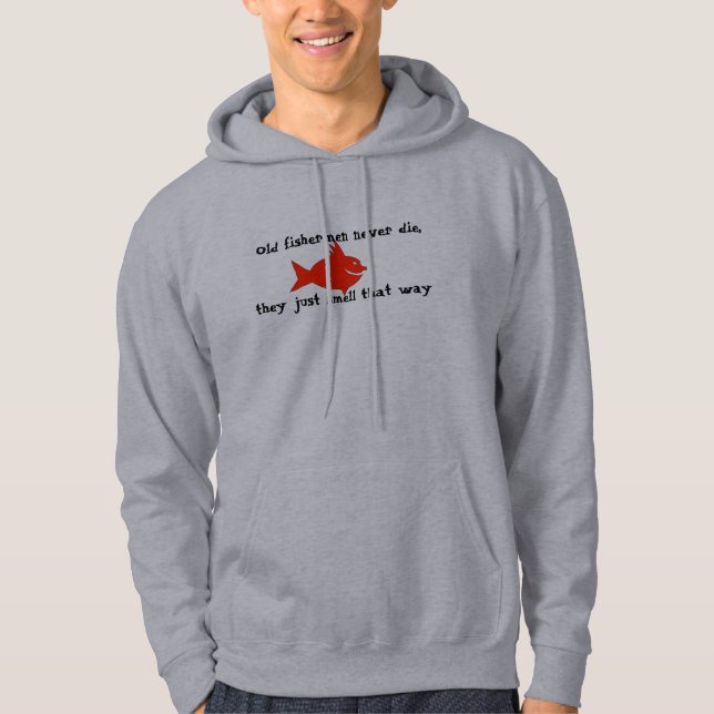 Veste À Capuche Les pêcheurs ne meurent jamais (Devant)