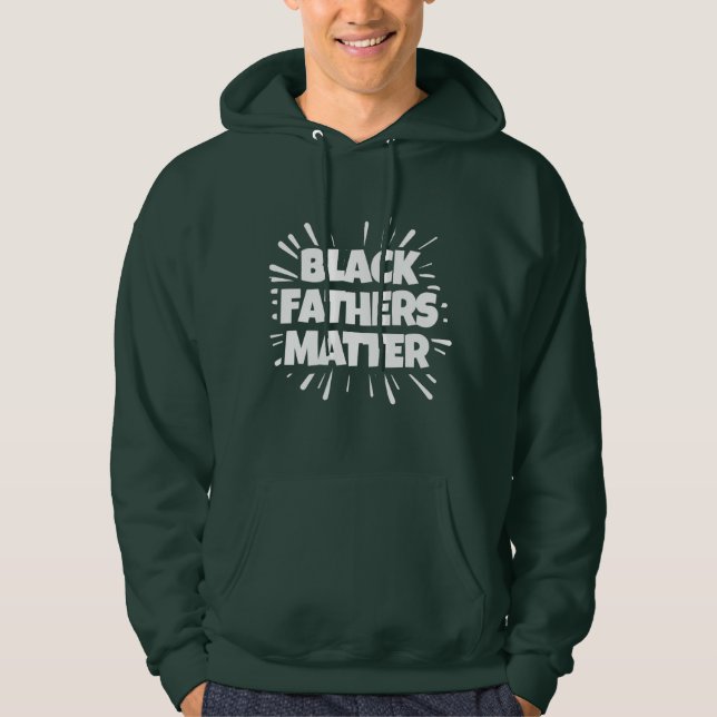 Veste À Capuche Les Pères Noirs comptent (Devant)