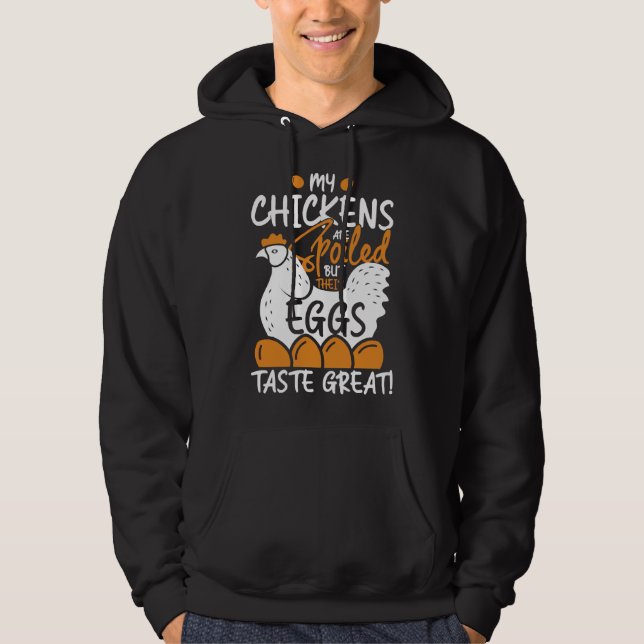 Veste À Capuche Les poulets sont gâtés (Devant)