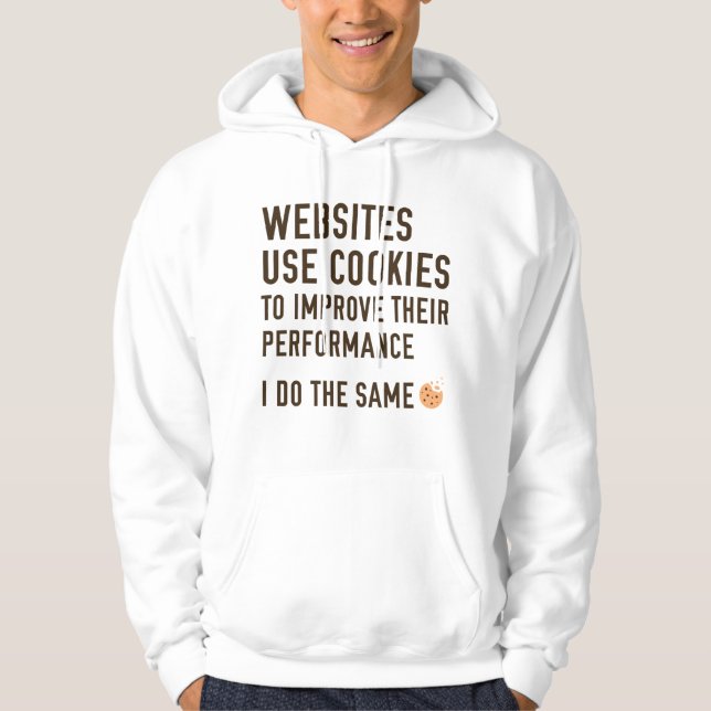 Veste À Capuche Les sites Web utilisent des cookies (Devant)