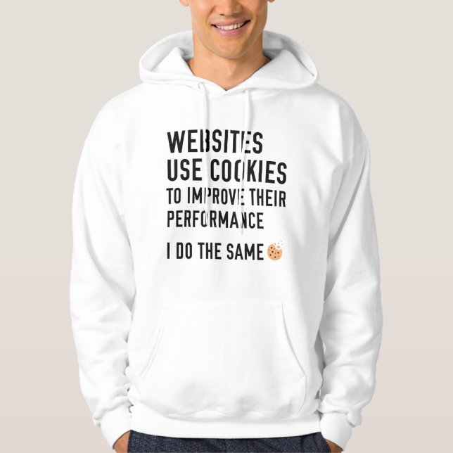 Veste À Capuche Les sites Web utilisent des cookies (Devant)
