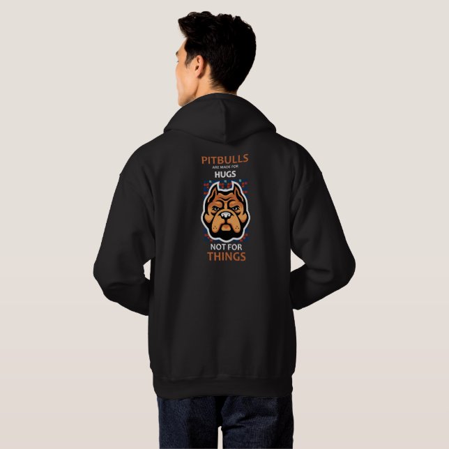 Veste À Capuche Les taureaux sont faits pour les HUGS, pas pour le (Dos entier)