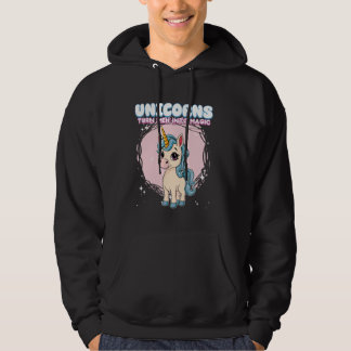 Veste À Capuche Les Unicornes Transforment Meh En Unicorne Magique