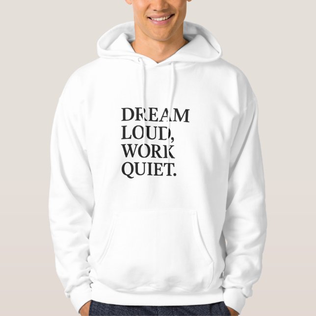 Veste À Capuche Les vibrations parlent plus fort que les mots (Devant)
