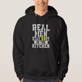 Veste À Capuche Les Vrais Hommes Restent Hors De La Cuisine Drôle