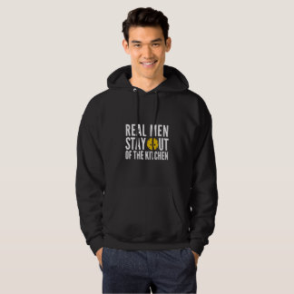 Veste À Capuche Les Vrais Hommes Restent Hors De La Cuisine Drôle 