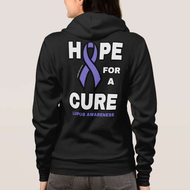Veste À Capuche L'Espoir D'Un Traitement...Lupus (Dos)