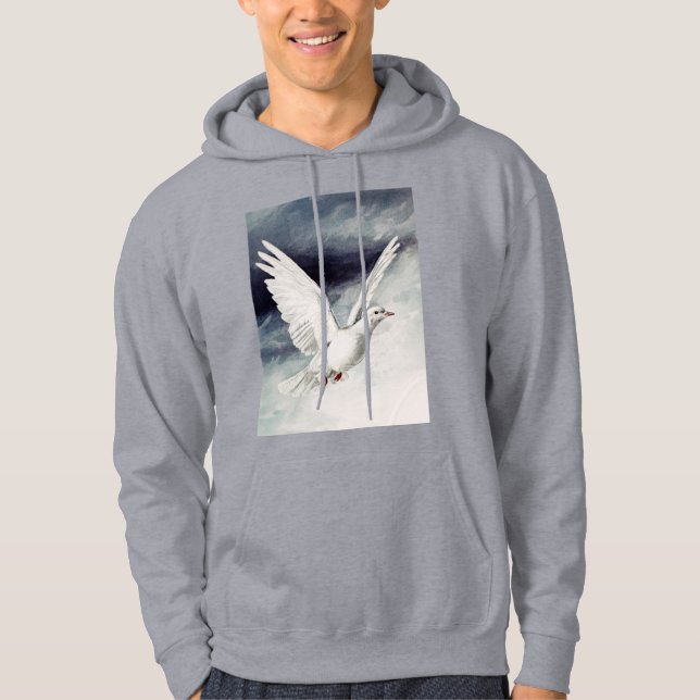 Veste À Capuche L'esprit saint sous forme de colombe (Devant)