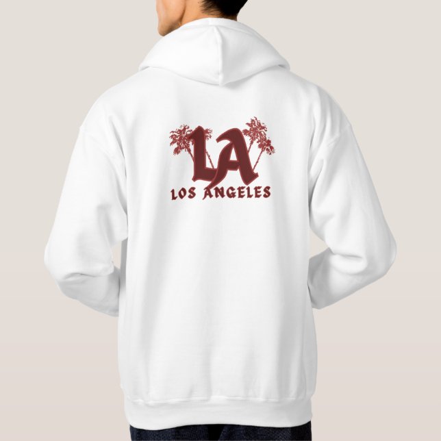 Veste À Capuche L'esthétique de Los Angeles City (Dos)