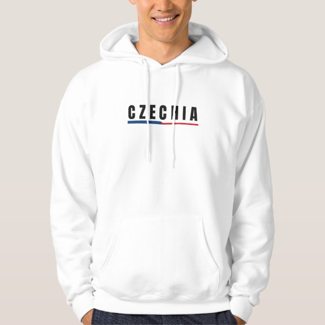 Veste À Capuche LETTRE D'ART Tchèque Simple ET Moderne Tchèque Sou (Devant)