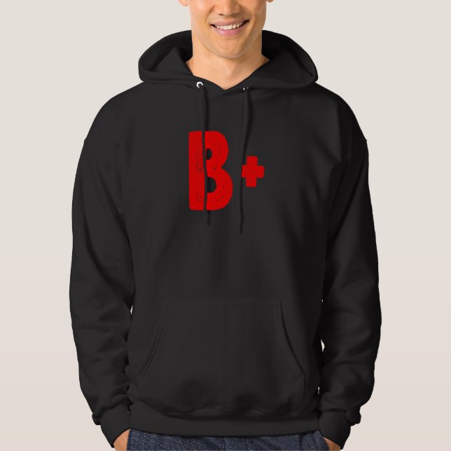 Veste À Capuche Lettre de l'école d'enseignement B Étudiant enseig (Devant)