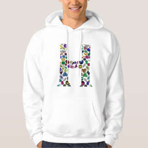 Veste À Capuche Lettre H Monogramme