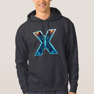 Veste À Capuche "Lettre X : Xtreme Xcellence, Style Xtraordinaire