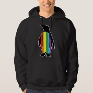 Veste À Capuche Lgbt Lgbtq Gay pride Arc-en-ciel pingouin