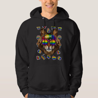 Veste À Capuche Lgbt Maine Coon Mois Gay pride Cat Rainbow Lesbia