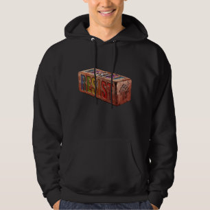 Veste À Capuche LGBTQ+ "RESISTER" Brick