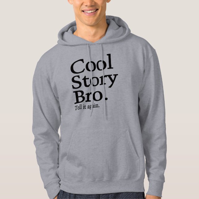 Veste À Capuche L'histoire fraîche originale Bro. (CoWb) (Devant)