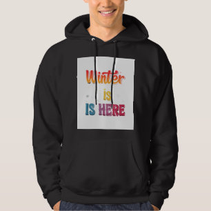 Veste À Capuche "L'hiver est là" :