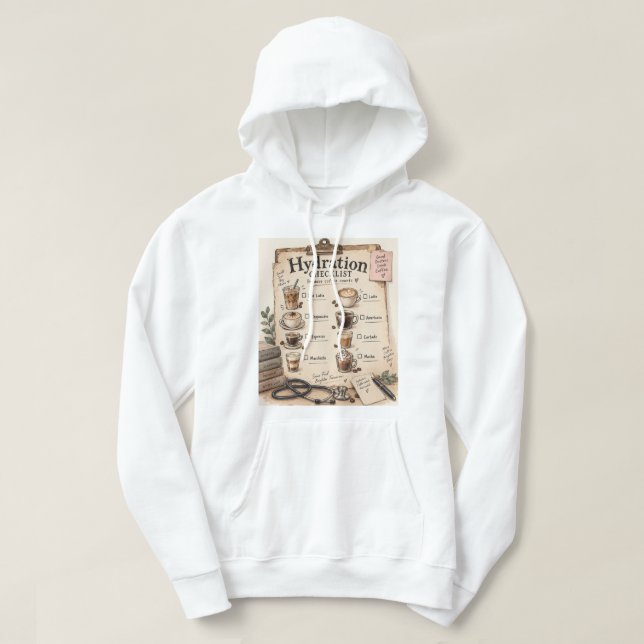 Veste À Capuche L'hydratation du médecin (Design devant)