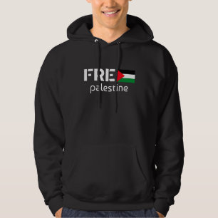 Veste À Capuche Libérez La Citation De Palestine Avec Drapeau Pour