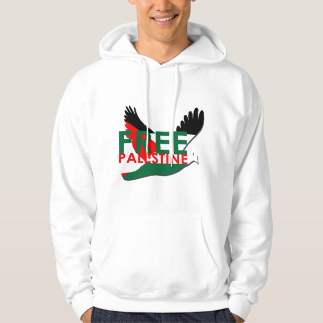VESTE À CAPUCHE LIBÉREZ LA PALESTINE (Devant)
