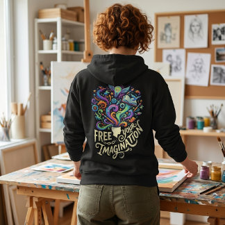 Veste À Capuche Libérez votre imagination : Ampoule cérébrale psyc