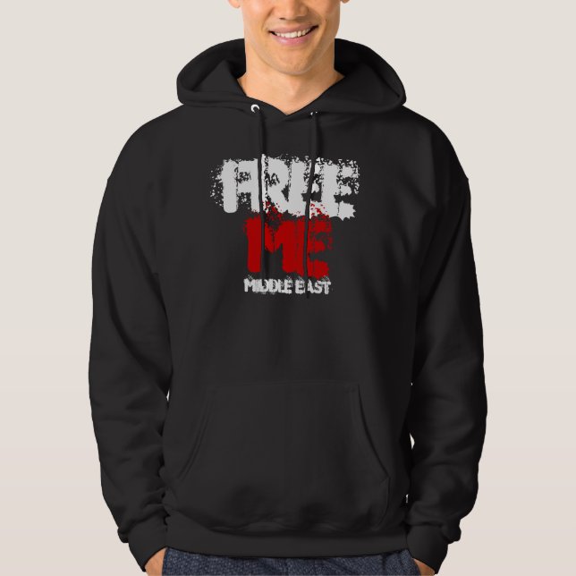 VESTE À CAPUCHE LIBRE MOI MOYEN-ORIENT (Devant)