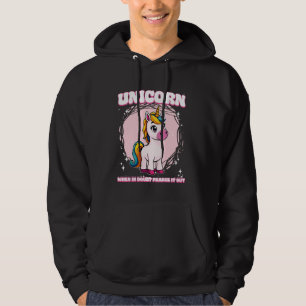 Veste À Capuche Licorne En cas de doute, faites-le sortir Licorne