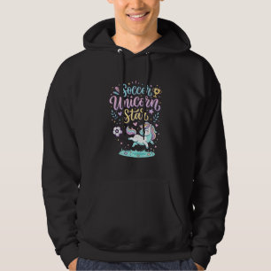 Veste À Capuche Licorne Football Licorne Étoile Mignon