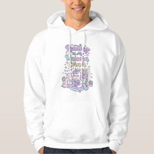 Veste À Capuche Licorne lisant dans mon coin licorne T-shirt paste