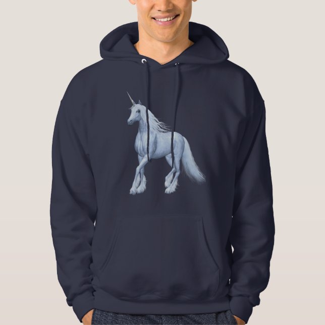 Veste À Capuche Licorne magique d'imaginaire (Devant)