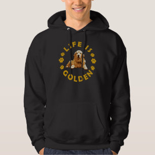 Veste À Capuche Life Is Golden Golden Retriever