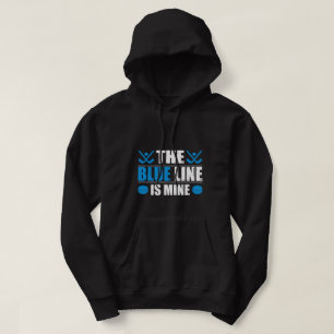 Veste À Capuche Ligne bleue de hockey