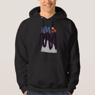 Veste À Capuche Lignes de peinture Abstraites Premium
