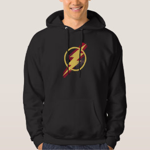 Veste À Capuche Ligue de la justice Symbole Flash de brosse et de